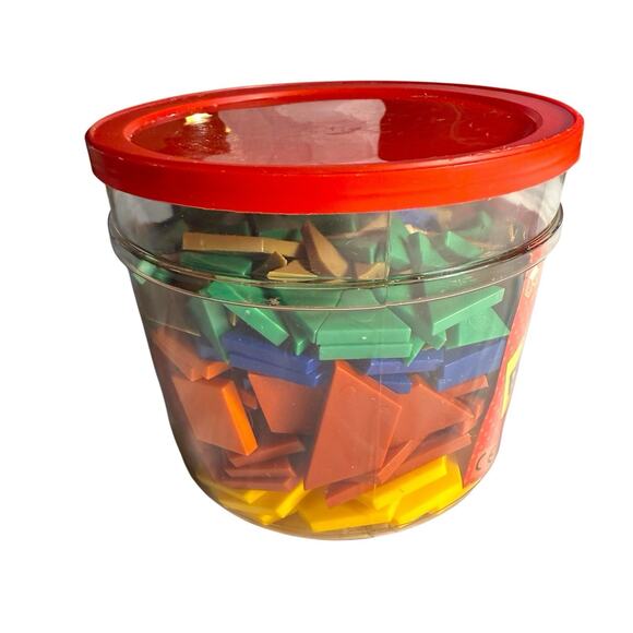 Learning Resources Pattern Blocks Tangram Shapes Teacher Tools 249 Plastic Piece - Picture 8 of 12